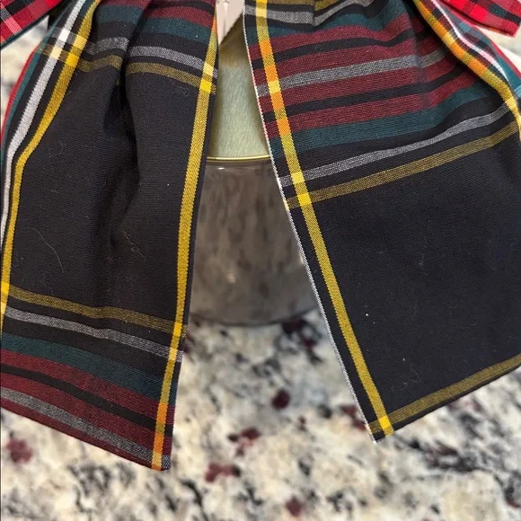 J Crew tartan plaid Rhinestone Accent Hair Barrette - Picture 3 of 9